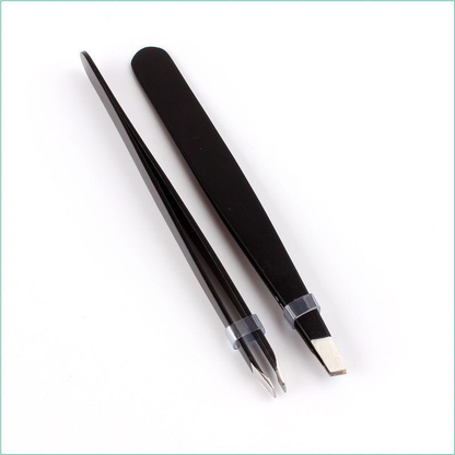 Unbranded Professional Eyebrow Tweezers Hair Removal Slanted Stainless Steel Tweezer New