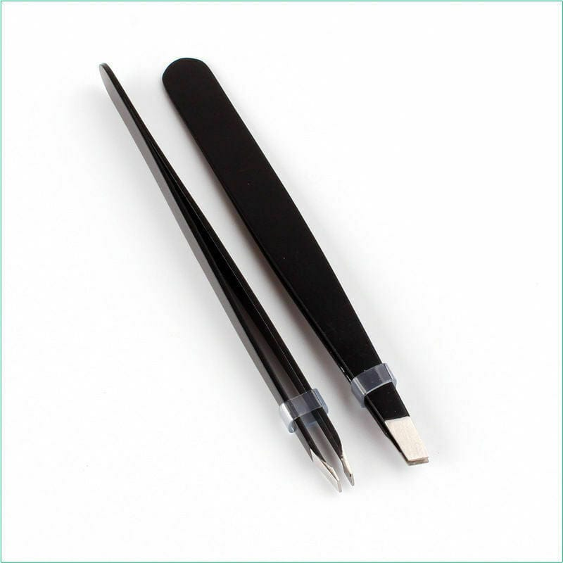 Unbranded Professional Eyebrow Tweezers Hair Removal Slanted Stainless Steel Tweezer New