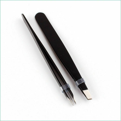 Unbranded Professional Eyebrow Tweezers Hair Removal Slanted Stainless Steel Tweezer New