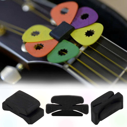Unbranded Professional Guitar HeadStock Pick Holder Rubber Musical instruments New