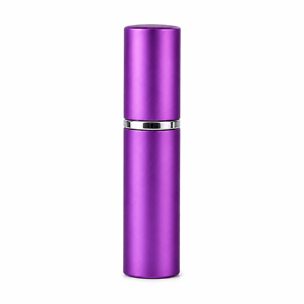 Unbranded Purple 5ML Travel Aluminum Refillable Perfume Bottle Spray Empty Cosmetic Container