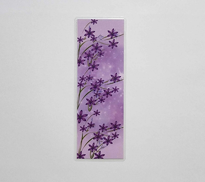 Unbranded Purple Inspirational Bookmark Gift Book Marker Dog Love Cake Laminated 15.5cm