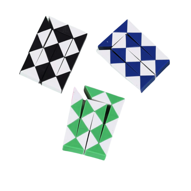 Unbranded Puzzle Snake Puzzle Magic Cube Brain Teaser Mind Novelty Toy Hobby Kids Gift Sensory