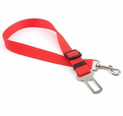 Unbranded Red Car Vehicle Safety Seat Belt Restraint Harness Leash Travel Clip for Pet Cat Dog