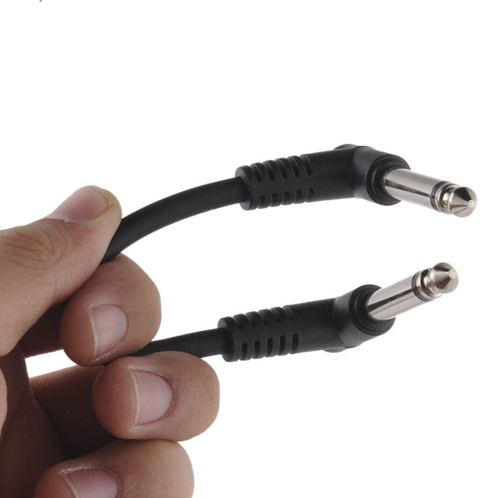 Unbranded Right Angle Electric Guitar Effects Pedal Patch Cable Lead Cord Line 20cm
