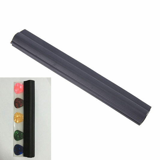 Unbranded Rubber Electronic Guitar Pick Holder Music Microphone Stand Picks Black