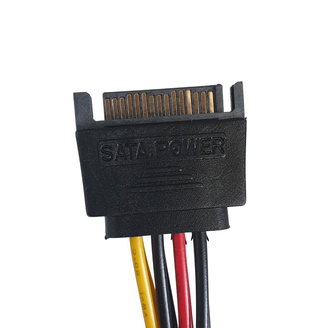 Unbranded SATA 15pin Hard Drive Power Male to 2 Female Splitter Y 1 to 2 Extension Cable