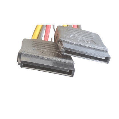 Unbranded SATA 15pin Hard Drive Power Male to 2 Female Splitter Y 1 to 2 Extension Cable