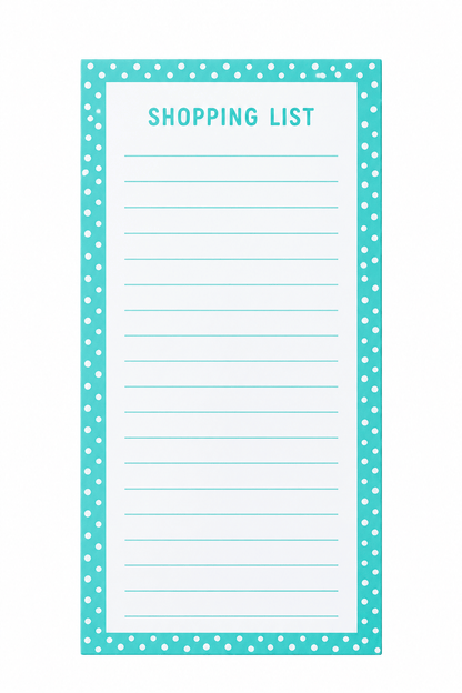 Unbranded Shopping list Blue Fridge Magnetic Shopping Lists Things To Do List Memo Pad Note Sheet 60 Pages B3