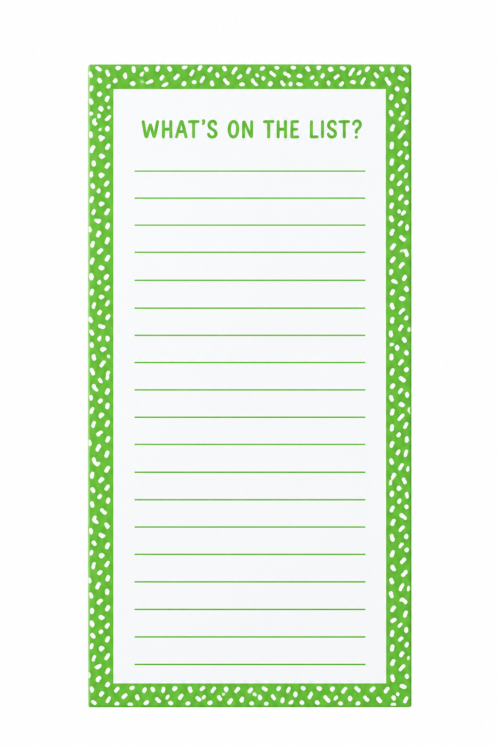 Unbranded Shopping list Green Fridge Magnetic Shopping Lists Things To Do List Memo Pad Note Sheet 60 Pages B3