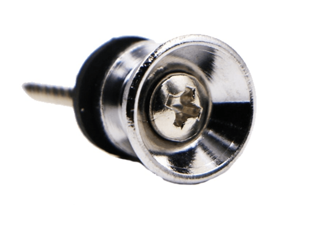 Unbranded Silver 2X Electric Guitar Strap Button Pins Pegs For Acoustic Bass Ukulele Lock Pins