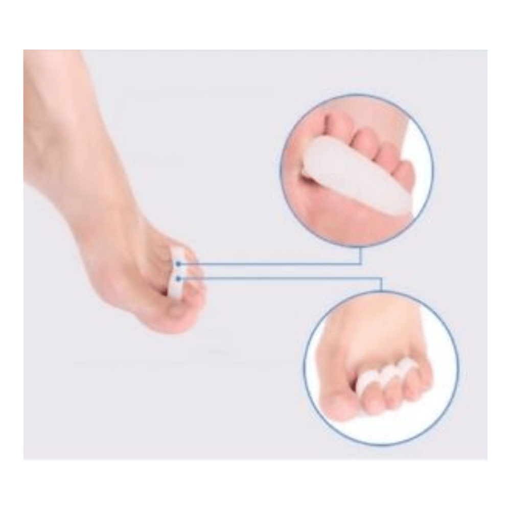 Unbranded Soft Claw Hammer Foot Toe Gel Pads Separators Crest Straightener Stretcher