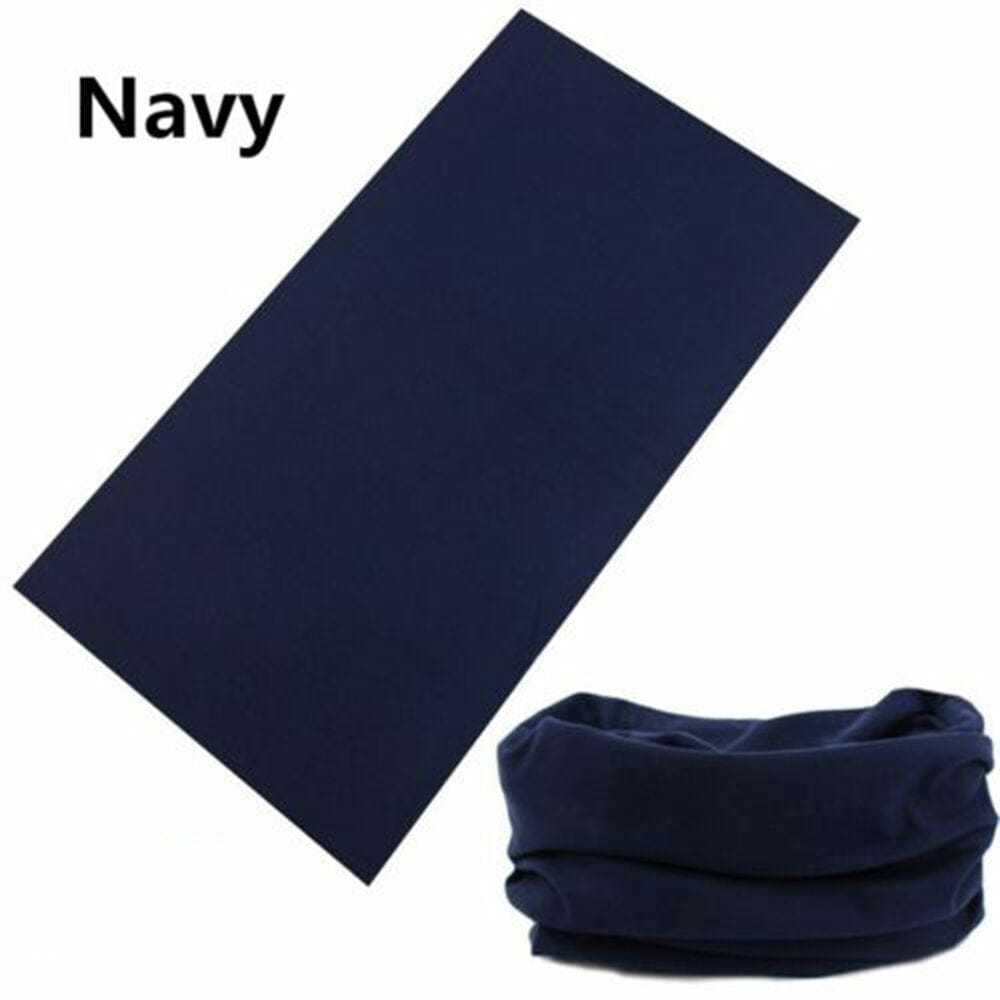 Unbranded Solid Tube Scarf Bandana Head Face Mask Neck Gaiter Snood Headwear Beanie