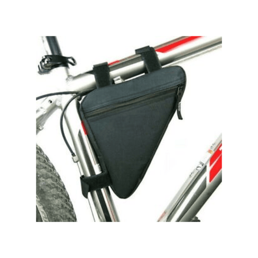 Unbranded Sporting Accessories Bike Cycling Triangle Bag Front Frame Bicycle Black Pouch