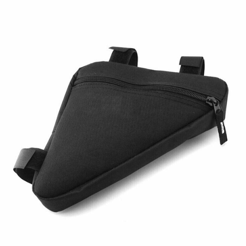 Unbranded Sporting Accessories Bike Cycling Triangle Bag Front Frame Bicycle Black Pouch