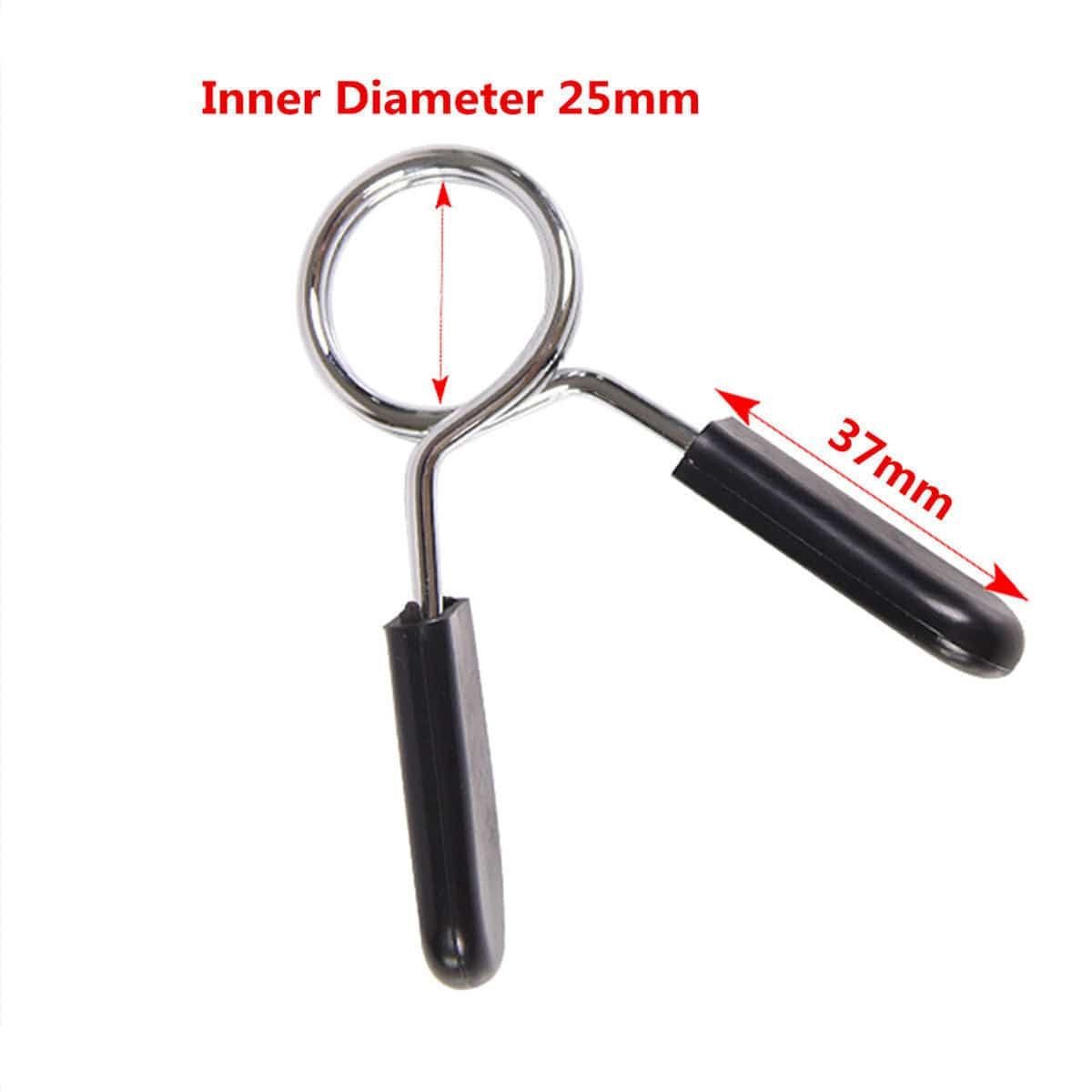 Unbranded Sporting Goods>Fitness, Running & Yoga>Strength Training>Dumbbells 2x 25mm Standard Barbell Dumbbell Lock Clamps Spring Collar Clip Weight Bar Gym