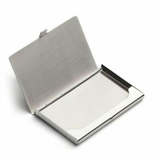 Unbranded Stainless Steel Business ID Credit Card Wallet Holder Metal Pocket Case Box