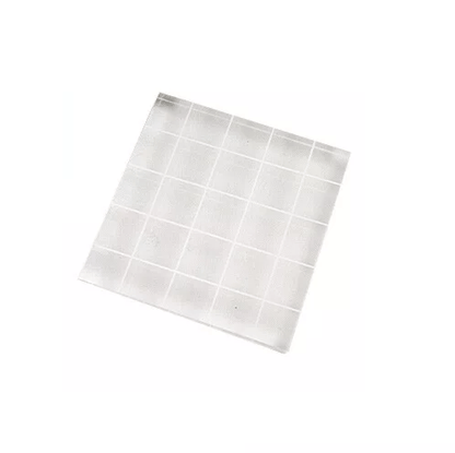 Unbranded Stamp Block Acrylic Clear Scrapbooking Stamp Tools Transparent Pad w Grid Line