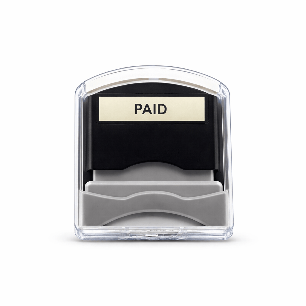 Unbranded Stamps Paid Office Stamp Red Ink Paid Copy Received Urgent Office Home Business Stationary