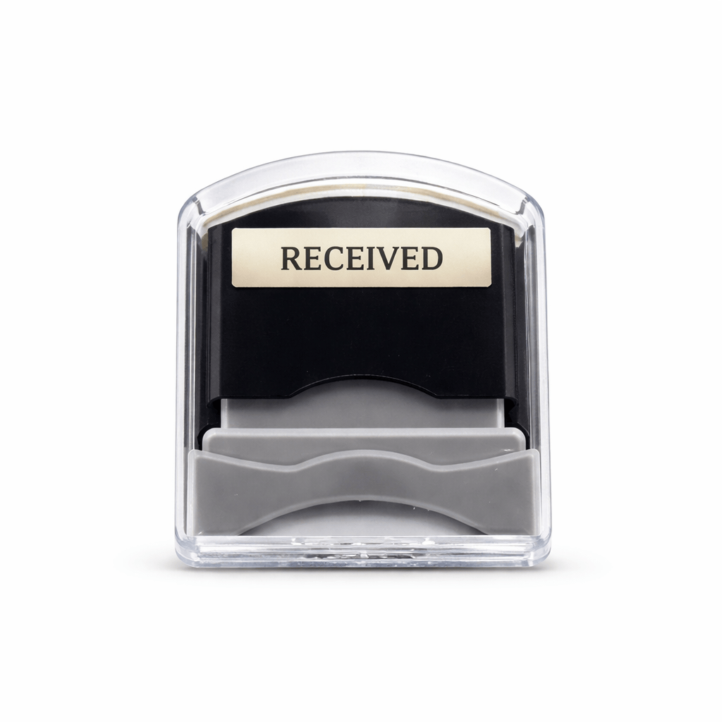 Unbranded Stamps Received Office Stamp Red Ink Paid Copy Received Urgent Office Home Business Stationary