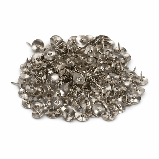 Unbranded Stationary 100 Push Pins Drawing Thumb Tacks Silver Map Office School Stationery Note