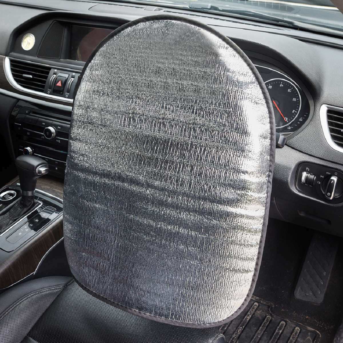 Unbranded Steering wheel cover Car Steering Wheel Cover Sunshade Heat Sun Shade Cover Reflective Cover