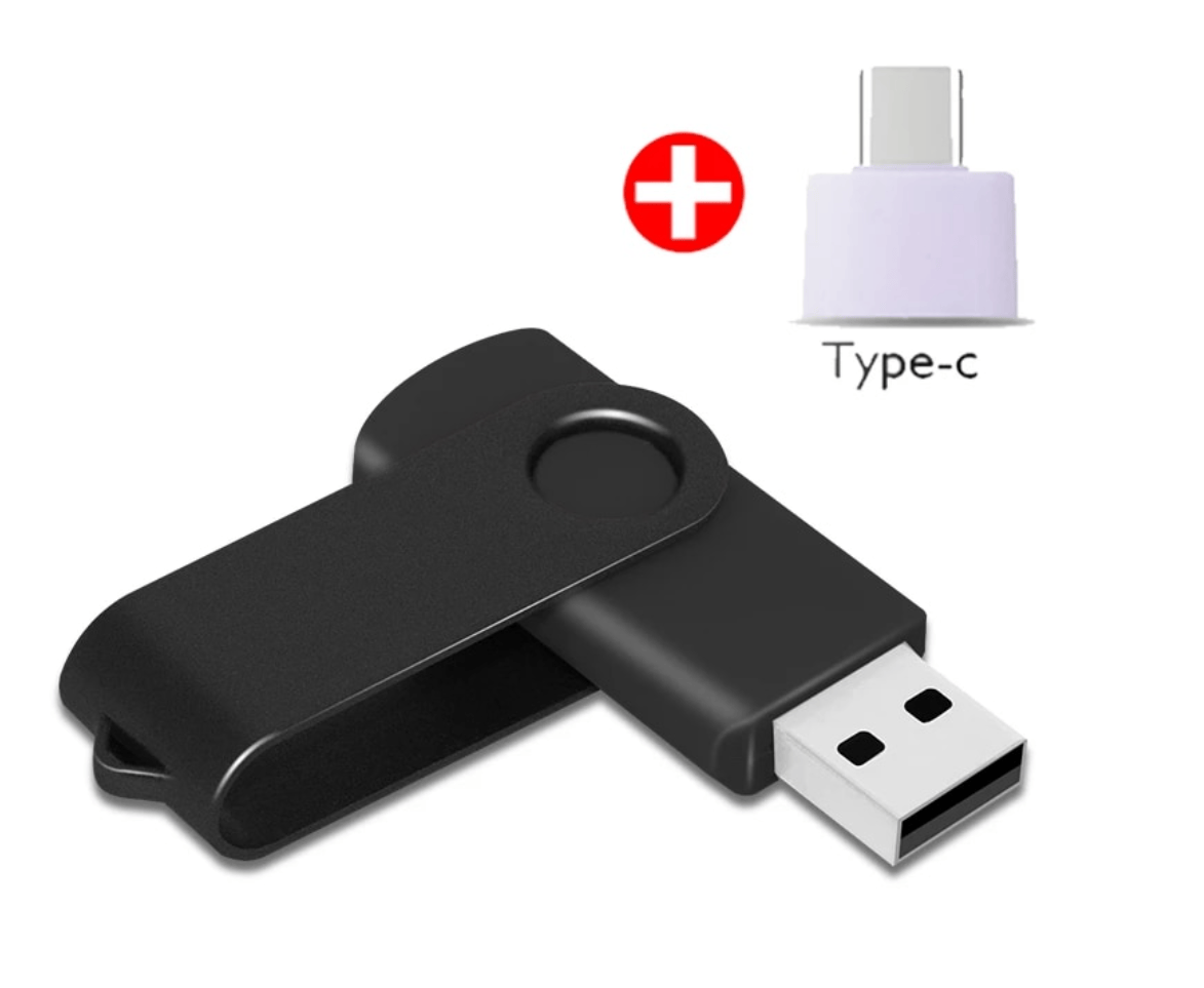 Unbranded Swivel 64GB USB 2.0 Flash Drive Memory Stick Simple Design Storage Thumb U Disk