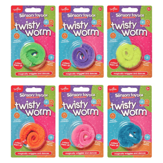 Unbranded Toy Mania Sensory Twsity Worm Wiggles Sight Touch Play Party Children Gifts
