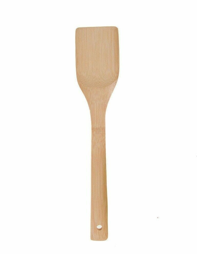 Unbranded Turner Bamboo Wooden Utensils Kitchen Cooking Tools Spoon Spatula Mixing Fork Cookware