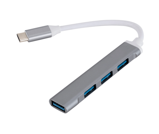 Unbranded Type-C to 4 USB 3.0 Port HUB Adapter Cable USB-C Connect to Mouse/Keyboard/Phone