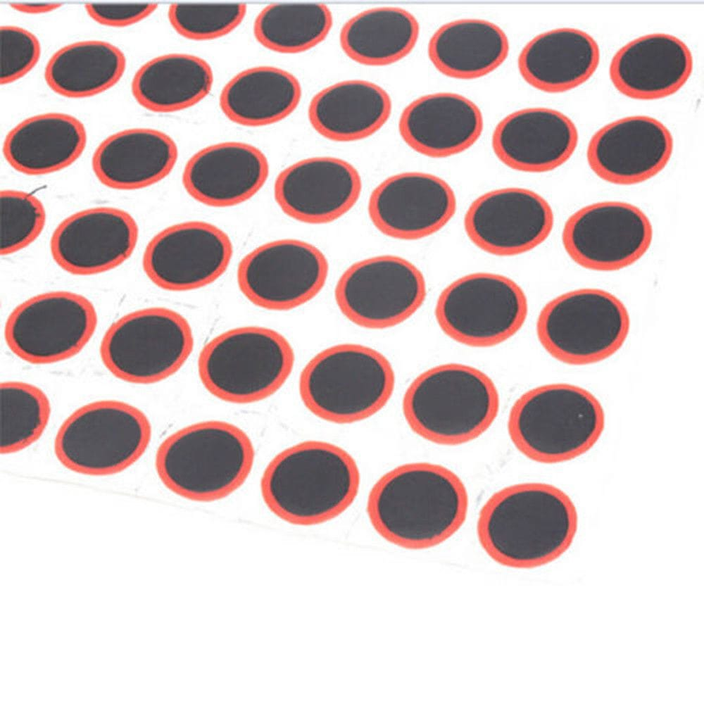 Unbranded Tyre Repair Round 48 Rubber Patch Bicycle Bike Tire Tyre Puncture Repair Piece Kit Useful