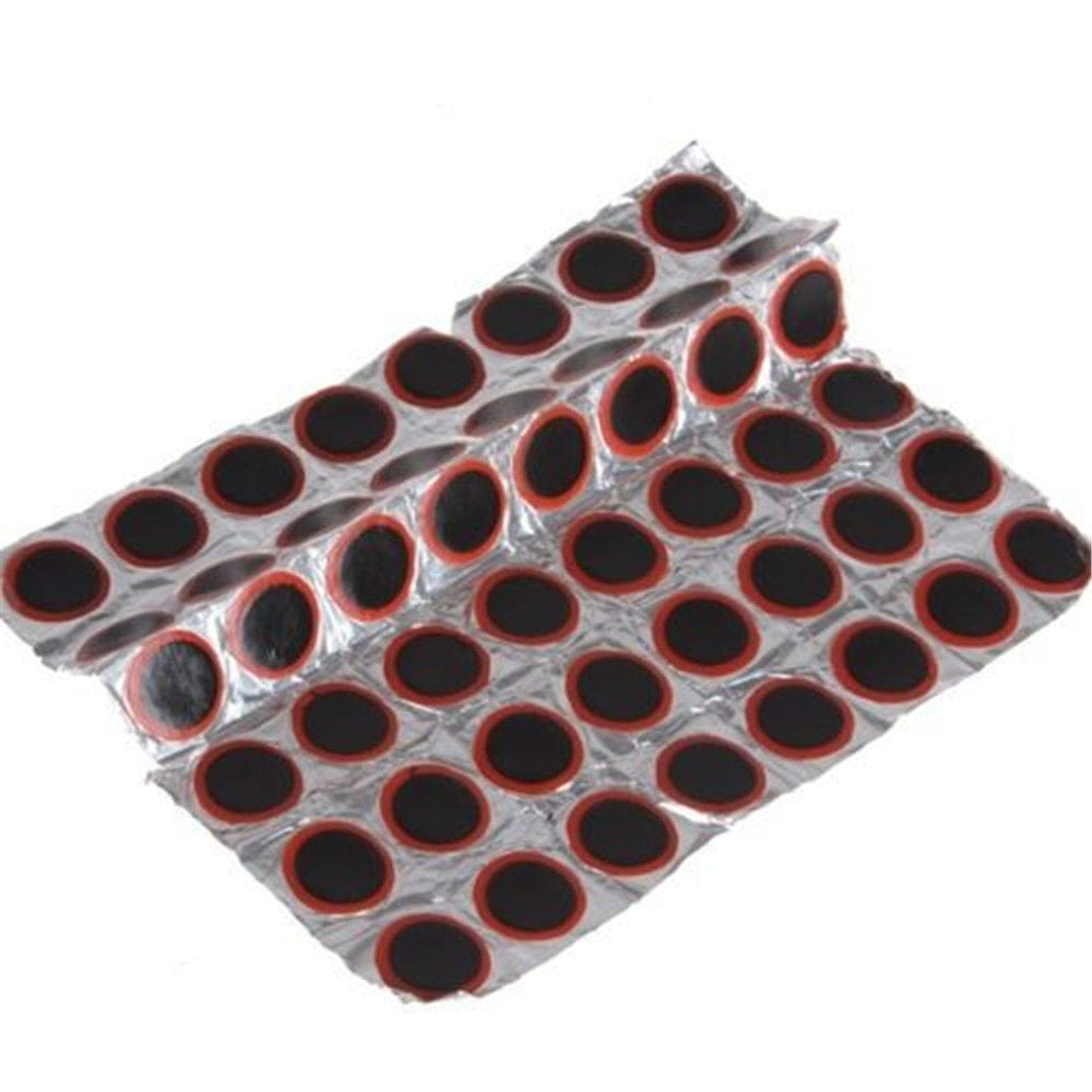 Unbranded Tyre Repair Round 48 Rubber Patch Bicycle Bike Tire Tyre Puncture Repair Piece Kit Useful