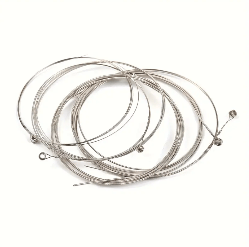 Unbranded Universal Electric Guitar String Set 6 Strings 010 Silver Beginner