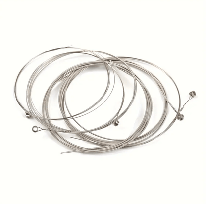 Unbranded Universal Electric Guitar String Set 6 Strings 010 Silver Beginner