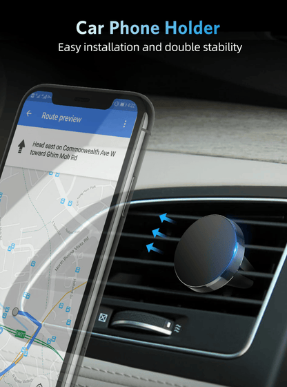Unbranded Universal Magnetic Car Phone Holder Vent Mount Stand for iPhone Samsung GPS