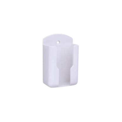Unbranded Universal White Air Conditioner Remote Control Holder Wall Mounted Box Storage