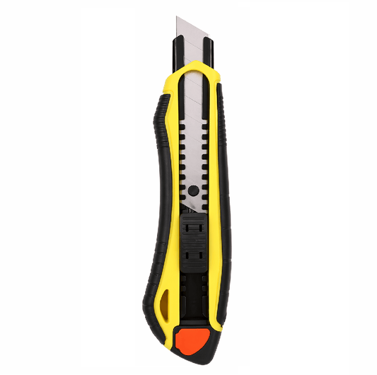 Unbranded Utility knives 18mm Box Cutter Metal Tip Retractable Snap Off Blade Utility Knife Heavy Duty