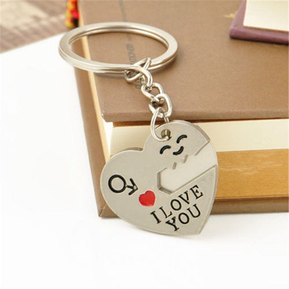 Unbranded Valentine Day Gift Heart Key I LOVE YOU Keyring Set Couple Keychain Ring 1 Pair