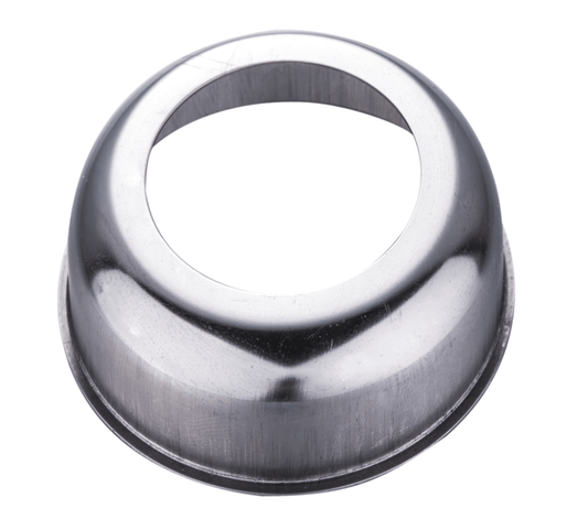 Unbranded Wall Split Flange Cover Plate Shower Bath Sink Tap Chrome 70mm Stainless Steel