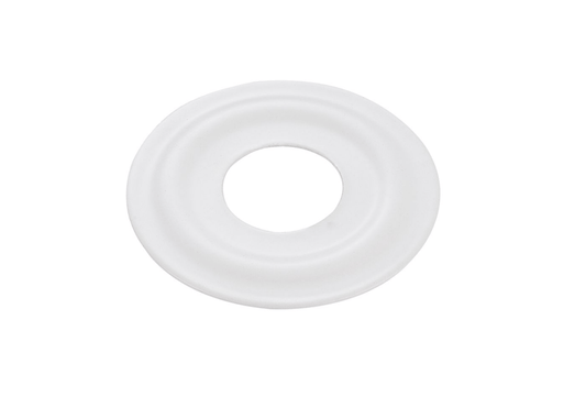 Unbranded Wall Split Flange Cover Plate Shower Bath Sink Tap White 69mm Stainless Steel