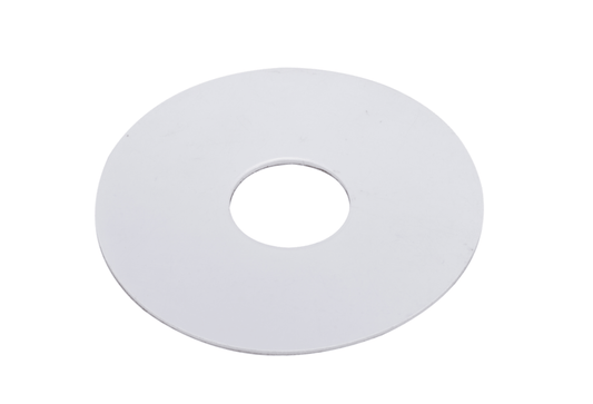 Unbranded White Round Cupboard Cover Plate 70mm Adhesive Sticker