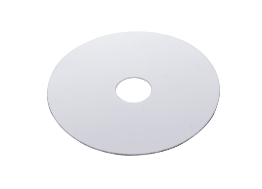 Unbranded White Round Cupboard Cover Plate 70mm Adhesive Sticker