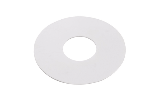 Unbranded White Round Cupboard Cover Plate 73mm Adhesive Sticker