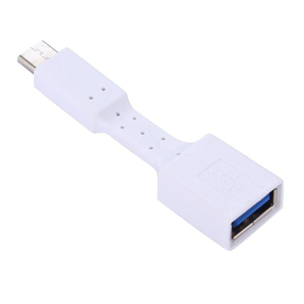 Unbranded White USB-C 3.1 Type C Male to USB 3.0 Cable Adapter OTG Data Sync Charger Charging