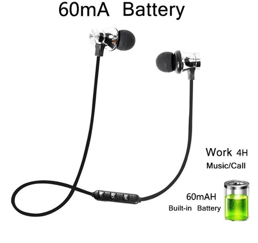 Unbranded Wireless Bluetooth Earphones Earbud Headphones Sport Gym For iPhone Samsung