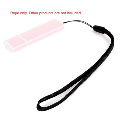 Unbranded Wrist Strap Hand Lanyard for USB Flash Drives Phone Camera Keys Cards Black