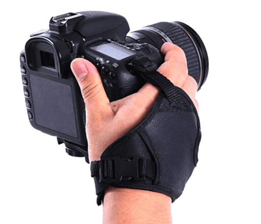 Unbranded Wrist Strap Leather Camera Hand Grip Oval Compatible With Canon Nikon Sony DSLR