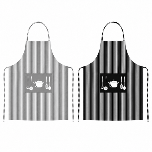 Urban Bliss Apron Unisex Canvas Apron Washable Butcher Waiter Chef BBQ Kitchen Cooking Cafe Black