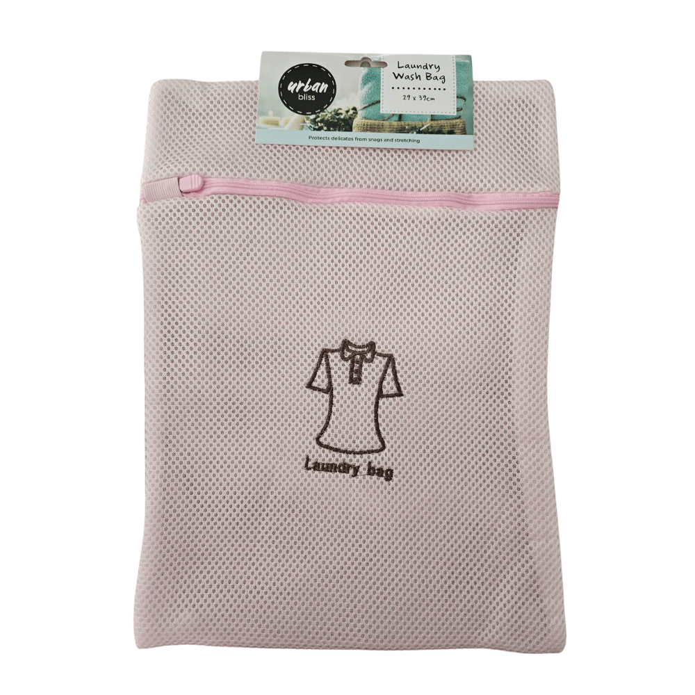 Urban bliss Pink 2x Lingerie Delicate Mesh Wash Laundry Underwear Clothes Zipper Washing Bag
