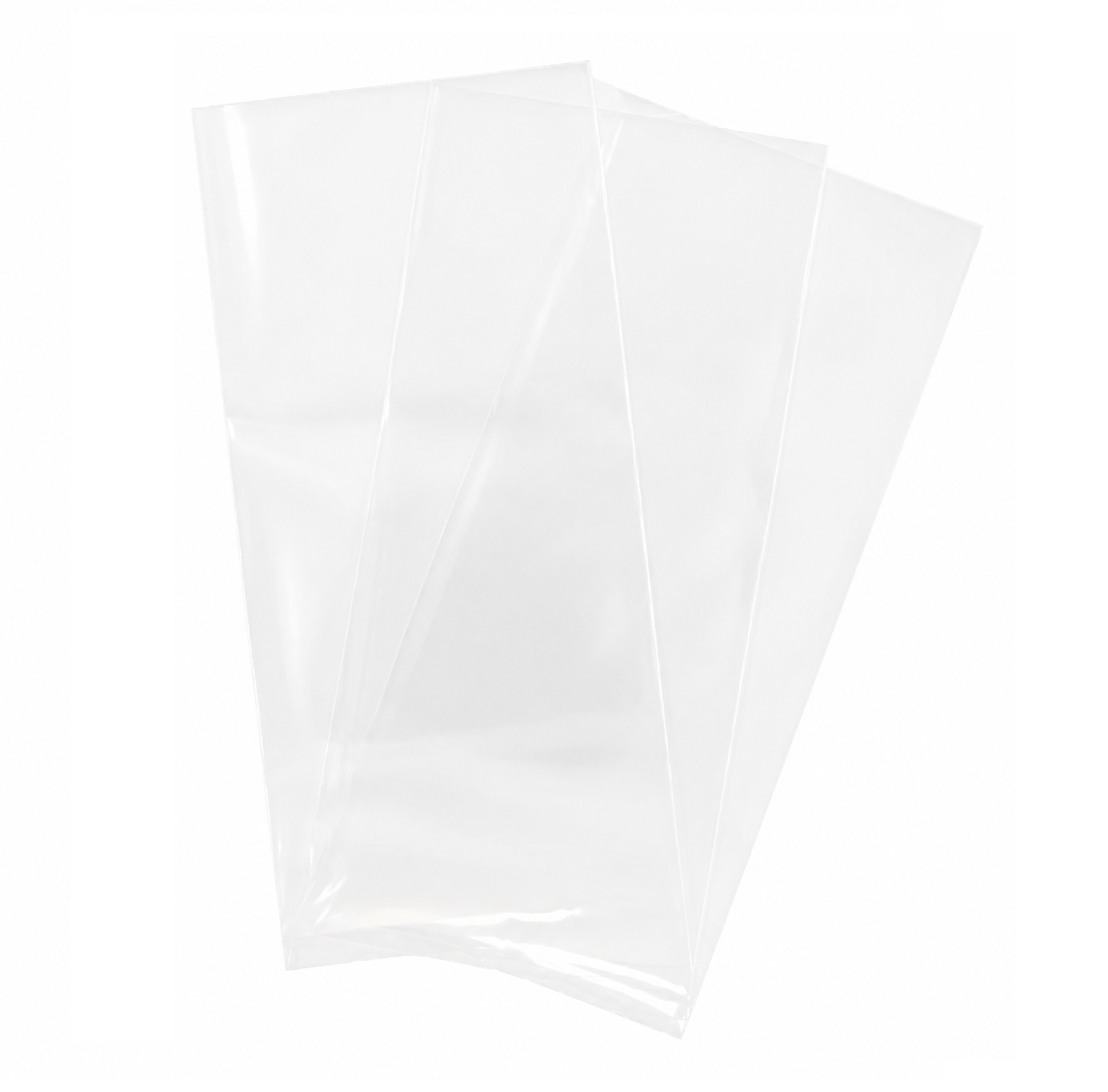 Value Craft 100pc Clear Peel Self Sealable Adhesive Cello Cellophane Resealable Plastic Bags